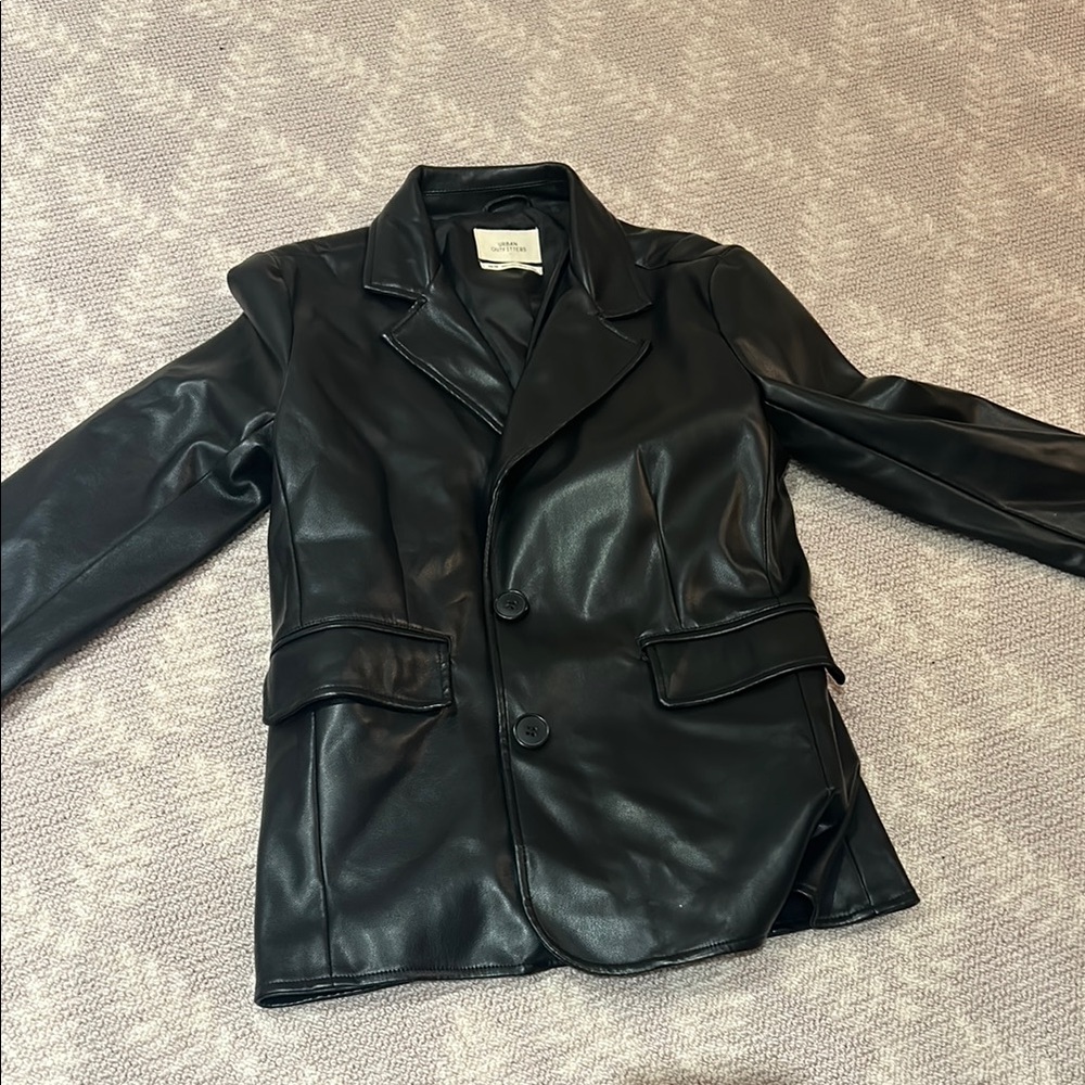 Urban Outfitters Leather Blazer